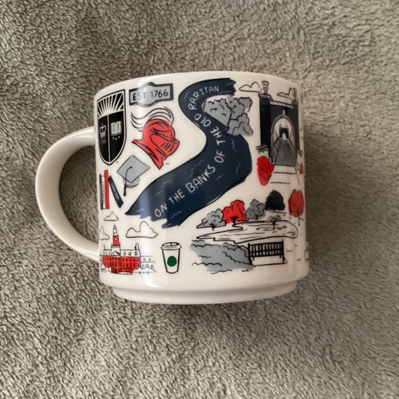 New Rutgers Starbucks Mug 14 oz. Ceramic - Picture 3 of 5